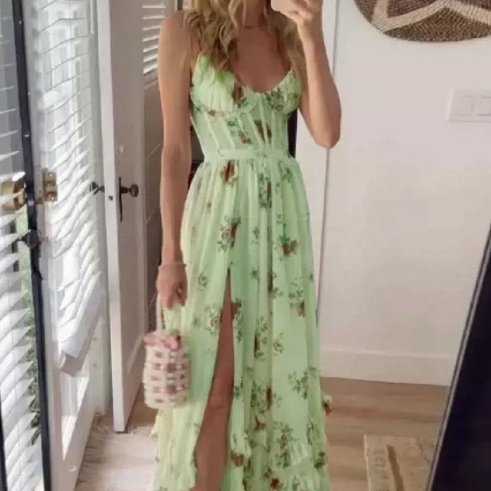 Women's Fashion Casual Printing Dress-HighTouch