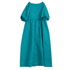 Loose Mori Doll Sleeve Cotton Linen Skirt-HighTouch
