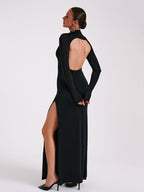 Women’s Flattering Midi Dress-HighTouch