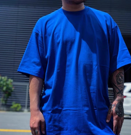 Men's Cotton Blend Round Neck T-Shirt – American Casual Youthful Pop Style-HighTouch