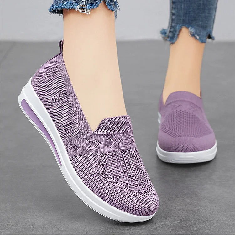 Supportive Women's Orthopedic Walking Knit Shoes – Comfort You Can Count On