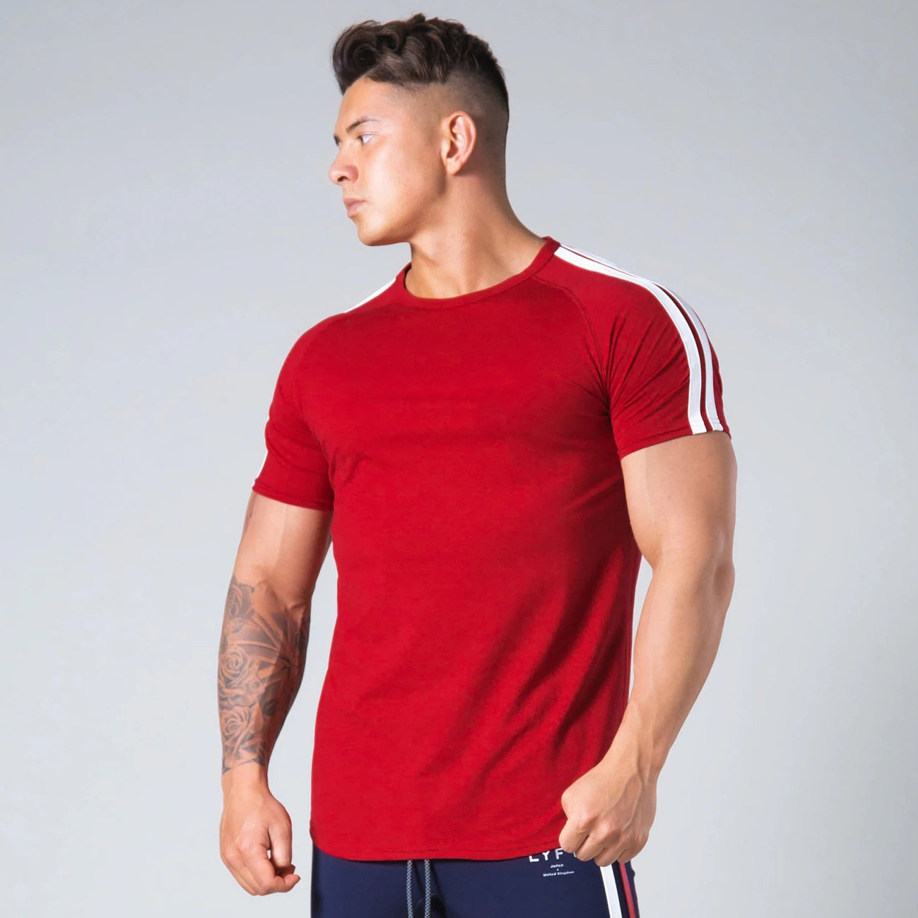 Men's Cotton Short Sleeve Set – Summer Sports & Leisure Style-HighTouch