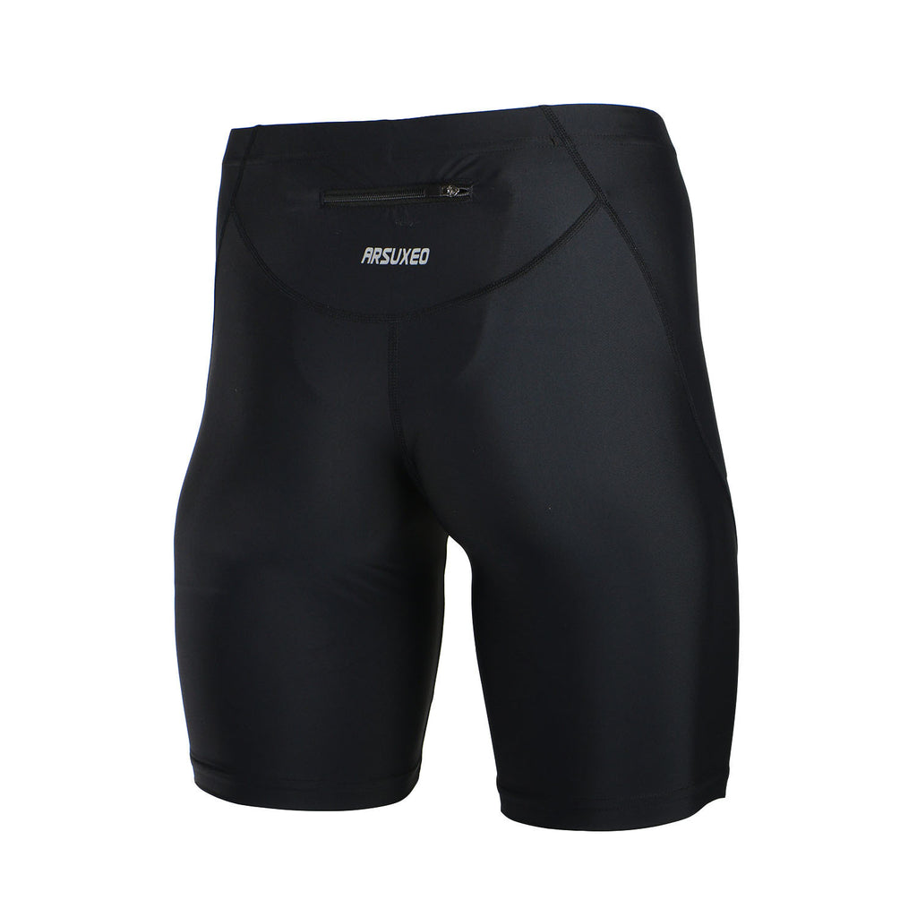 Reflective Performance Running Tights – Moisture-Wicking Fitness Pants