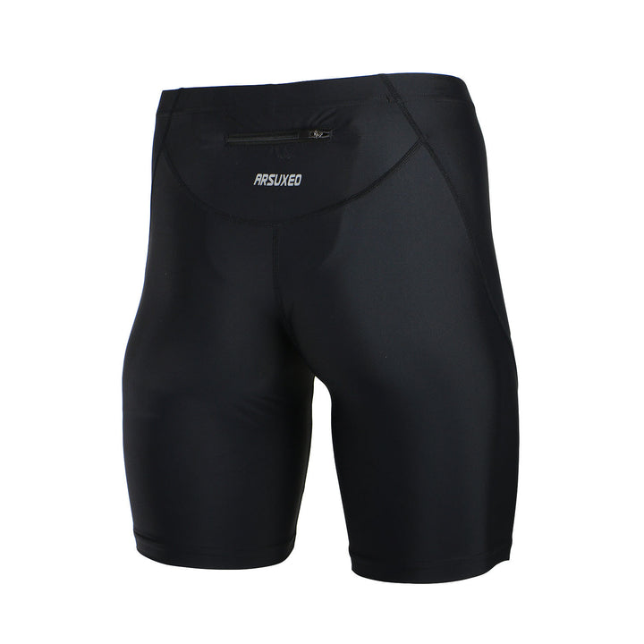 Reflective Performance Running Tights – Moisture-Wicking Fitness Pants