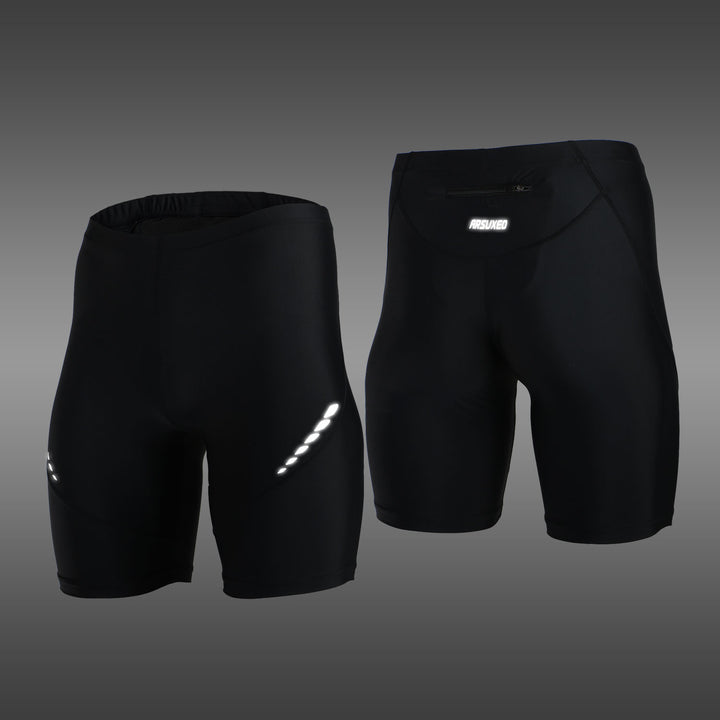 Reflective Performance Running Tights – Moisture-Wicking Fitness Pants
