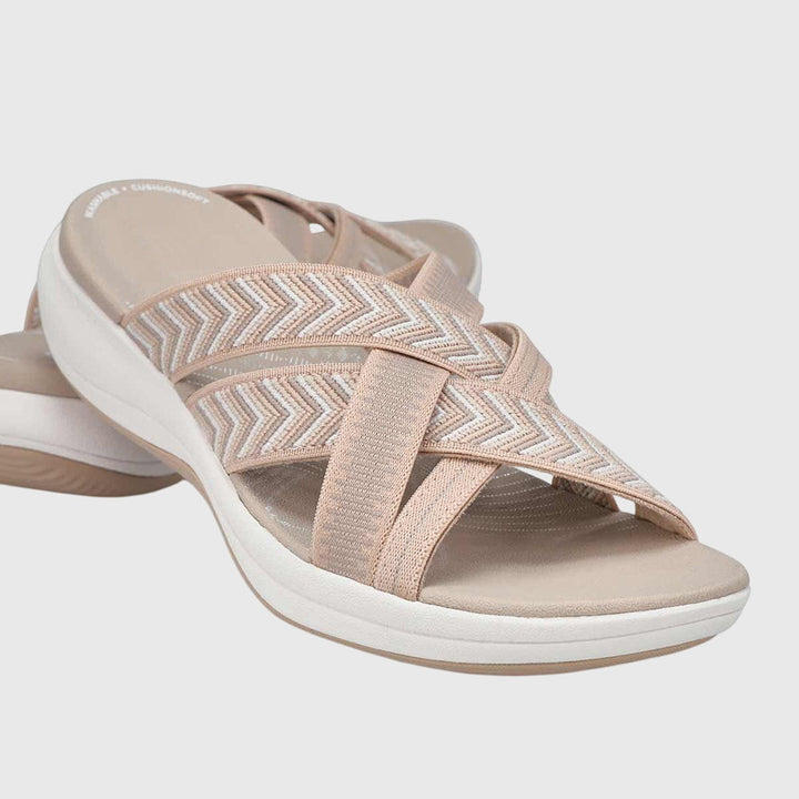 Women's Jade Orthopedic Sandals – Comfortable Low Wedge Walking Shoes