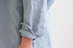 Cotton & Linen Dress Shirt | Long Sleeve Cotton Blend-HighTouch