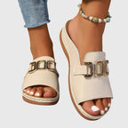 Kathryn Sandals Gold Buckle Elite