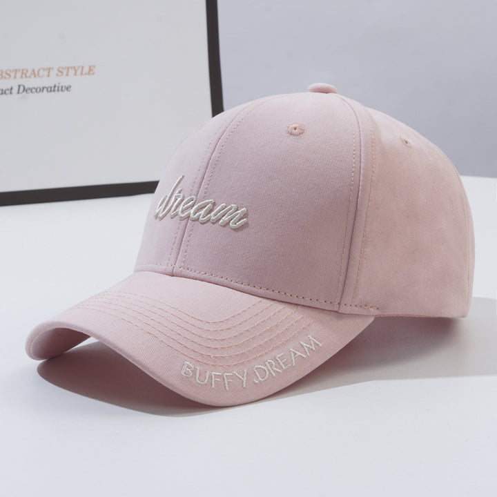 Korean Version Fashion Letter Embroidery Sun-Proof Peaked Cap-HighTouch