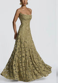Floral Lace Maxi Dress for Special Occasions-HighTouch