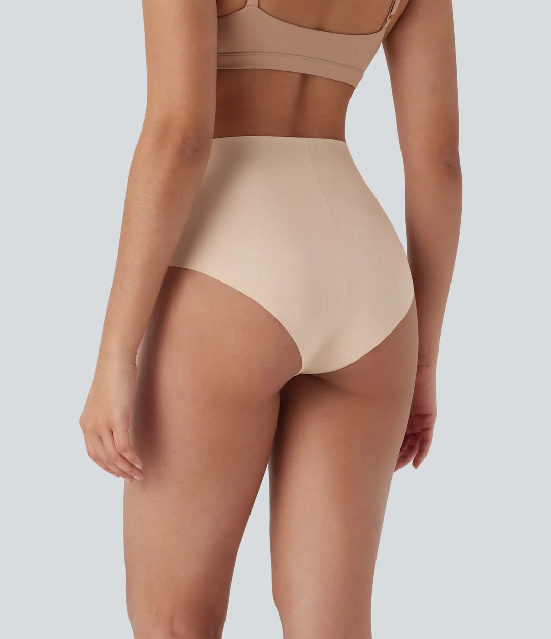 High Waisted Smoothing Panties Women Stretch Lounge Briefs