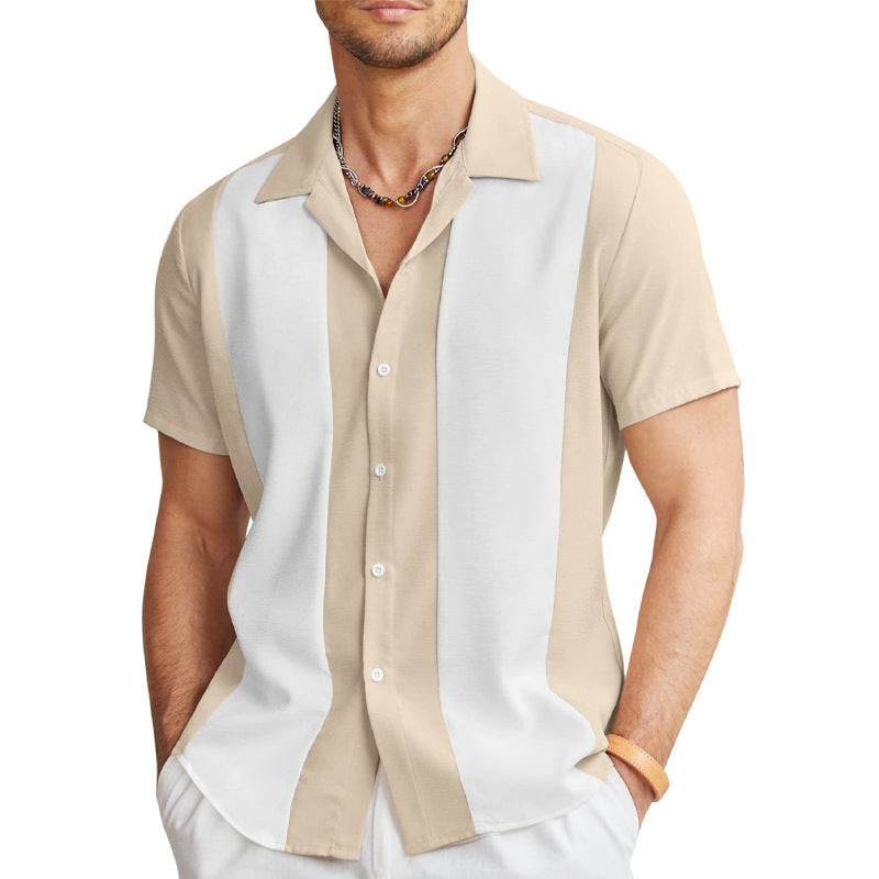 Hawaiian Shirt Men Vacation Seaside-HighTouch