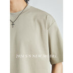 Cool Solid Color Inner Wear – Round Neck Bottoming Shirt-HighTouch