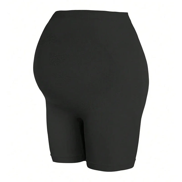 Maternity Support Shorts – High Waisted Over the Bump Soft Stretch Pregnancy Shorts