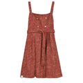 Mori Girl Sweet Square Neck Double-Breasted Jumper Dress-HighTouch