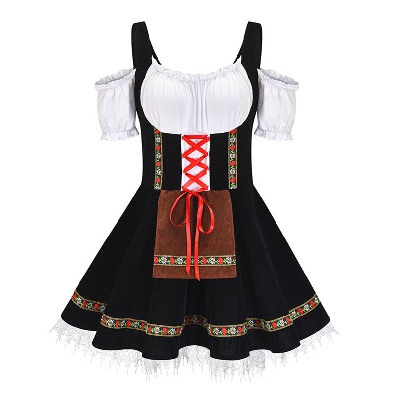 Women’s Plus Size Beer Girl Costume Dress