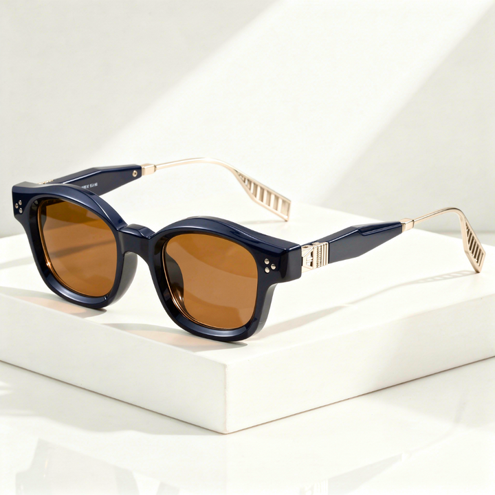 Men's Square Sunglasses with UV400 Protection