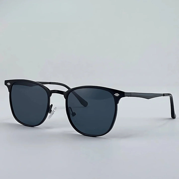 Men's UV400 Clubmaster Sunglasses – Tinted Lenses