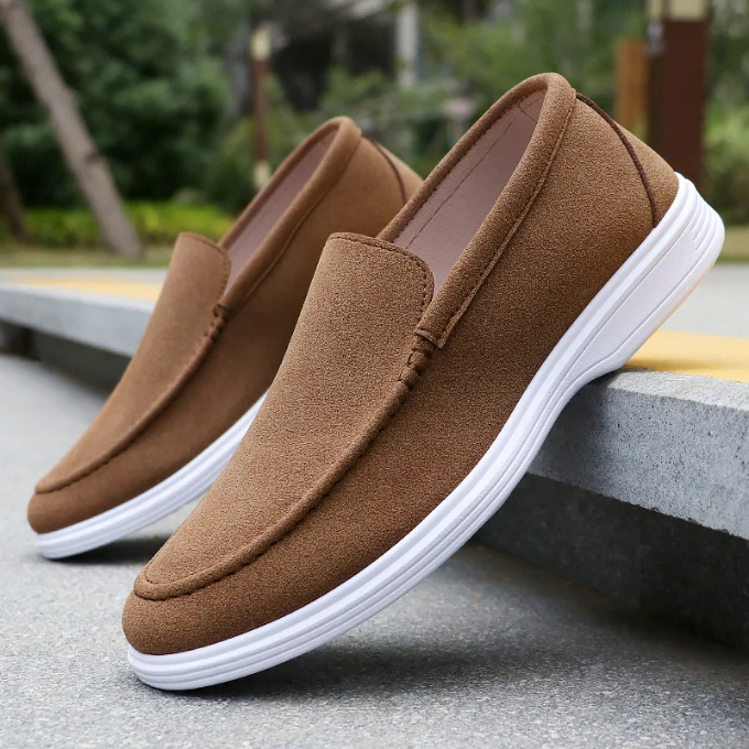 Men's Suede Loafers – Premium Comfort