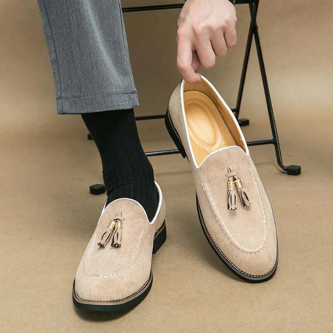 Men’s Velvet Loafers – Elegant Slip-On Style