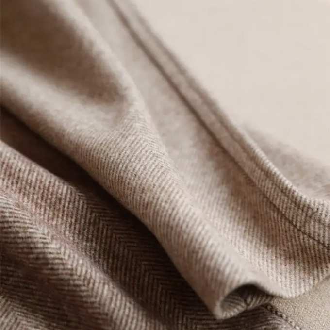 Men's Herringbone Wool Trousers – Tailored Fit