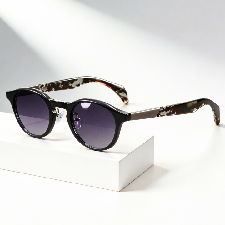 Unisex UV400 Retro Round Sunglasses – Adjustable Fit