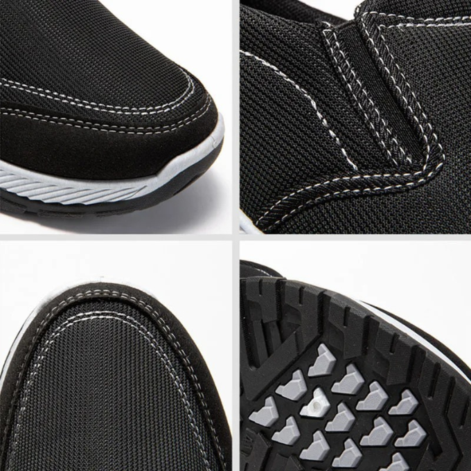 Men’s Leather Slip-On Shoes | Casual Business Loafers Flats