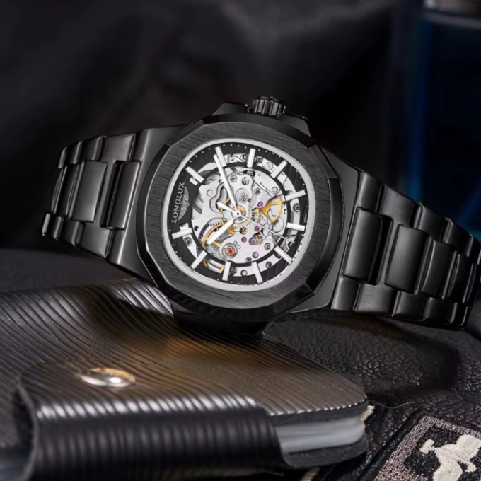 Men's Skeleton Automatic Watch – Carbonline
