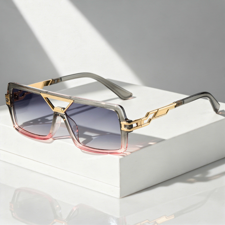 Men's Oversized Square Sunglasses with UV400