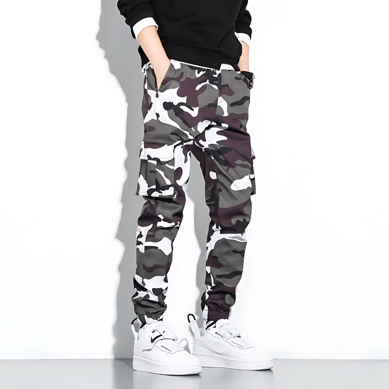 Men's Camo Cargo Pants – Relaxed Fit