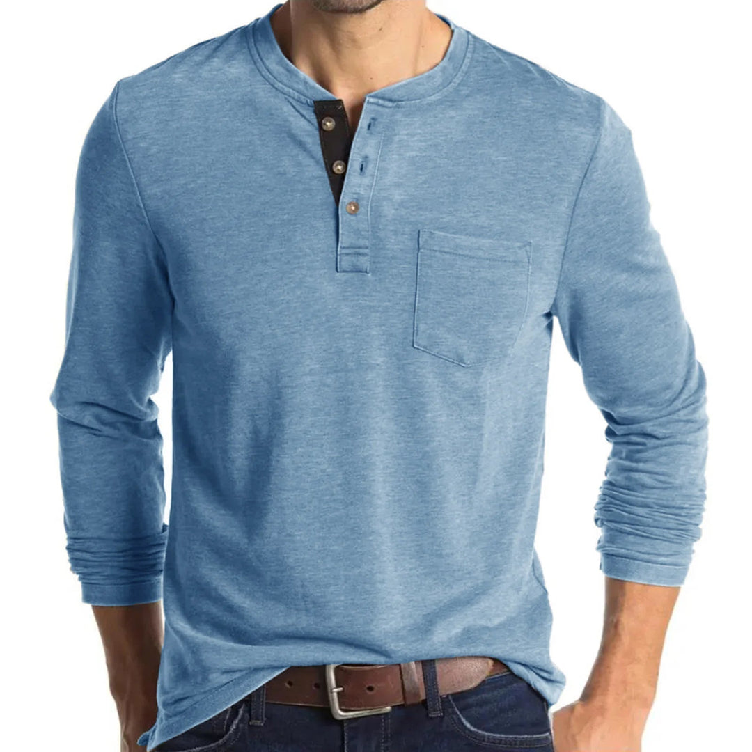 Men's Long Sleeve T-Shirt – Soft Cotton Comfort