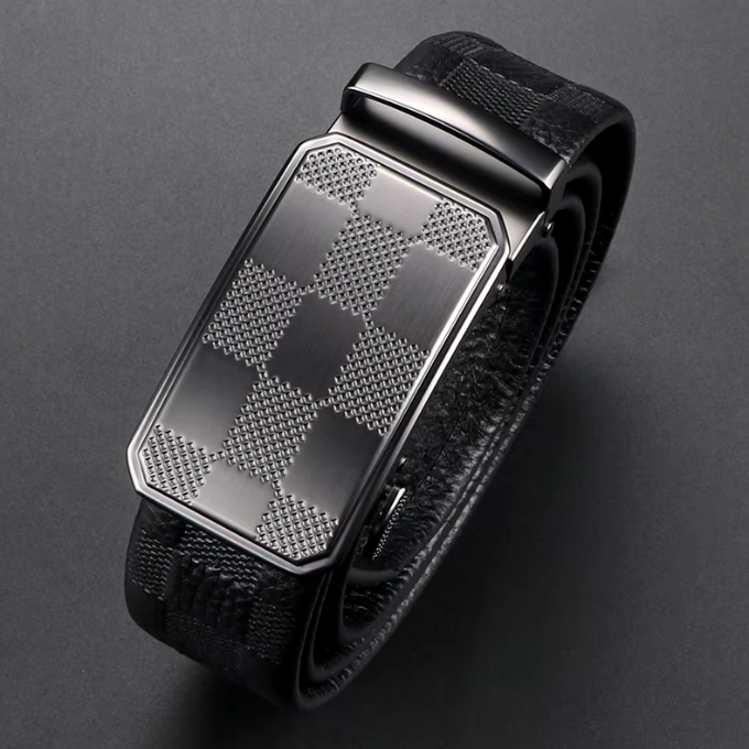 Men's 100% Cowhide Leather Belt | Automatic Buckle