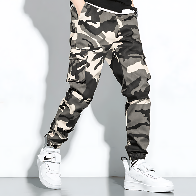 Men's Camo Cargo Pants – Relaxed Fit