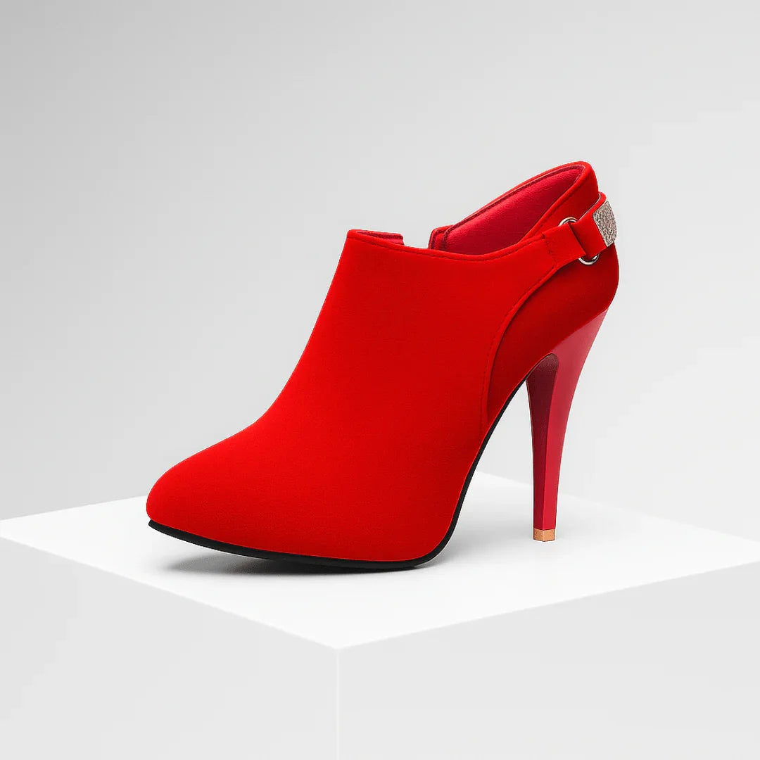 Women's Velvet Ankle Boots – Orthopedic Cushioned Support