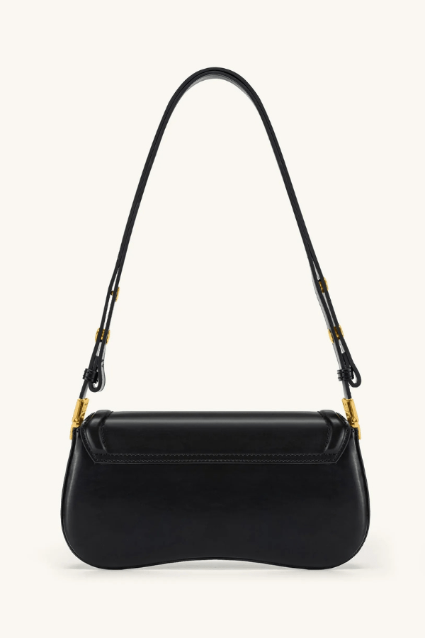 Sabine Shoulder Bag - PU Leather Sleek Buckle Design