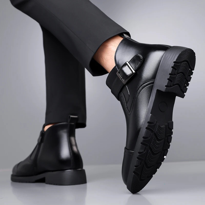 Men’s Leather Dress Boots – Smart Professional Style