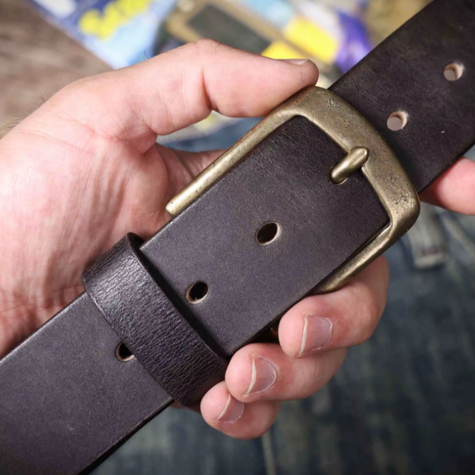 Men's 100% Cowhide Leather Belt | Italian Handmade
