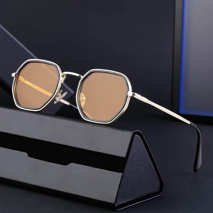 Steampunk Octagonal Sunglasses
