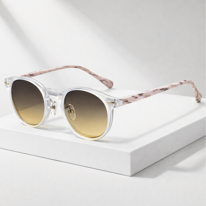 Men's UV400 Sunglasses – Lightweight Rounded Frame