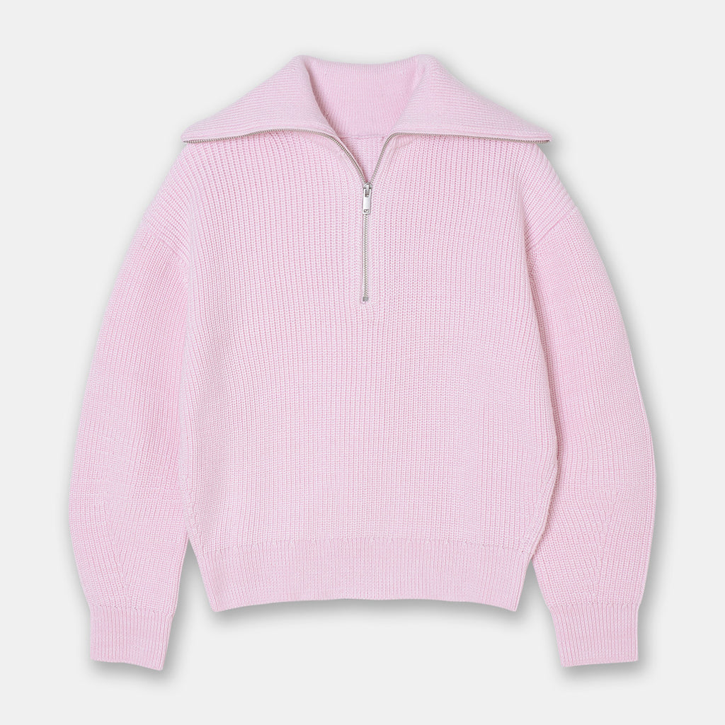 Casual Wool Blend Knit Sweater – Soft Crew Neck Pullover-HighTouch