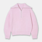 Casual Wool Blend Knit Sweater – Soft Crew Neck Pullover-HighTouch