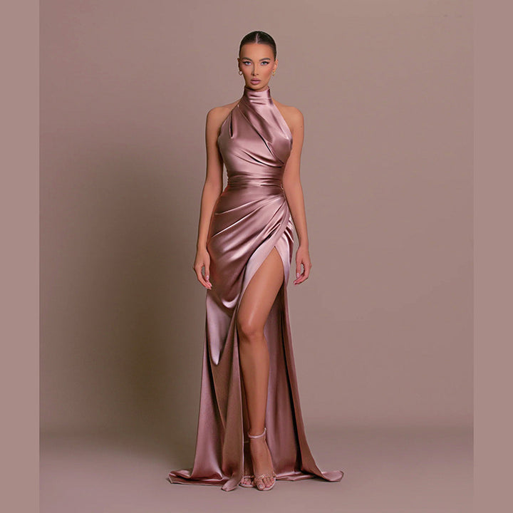 Wedding Guest Dress with Slit-HighTouch