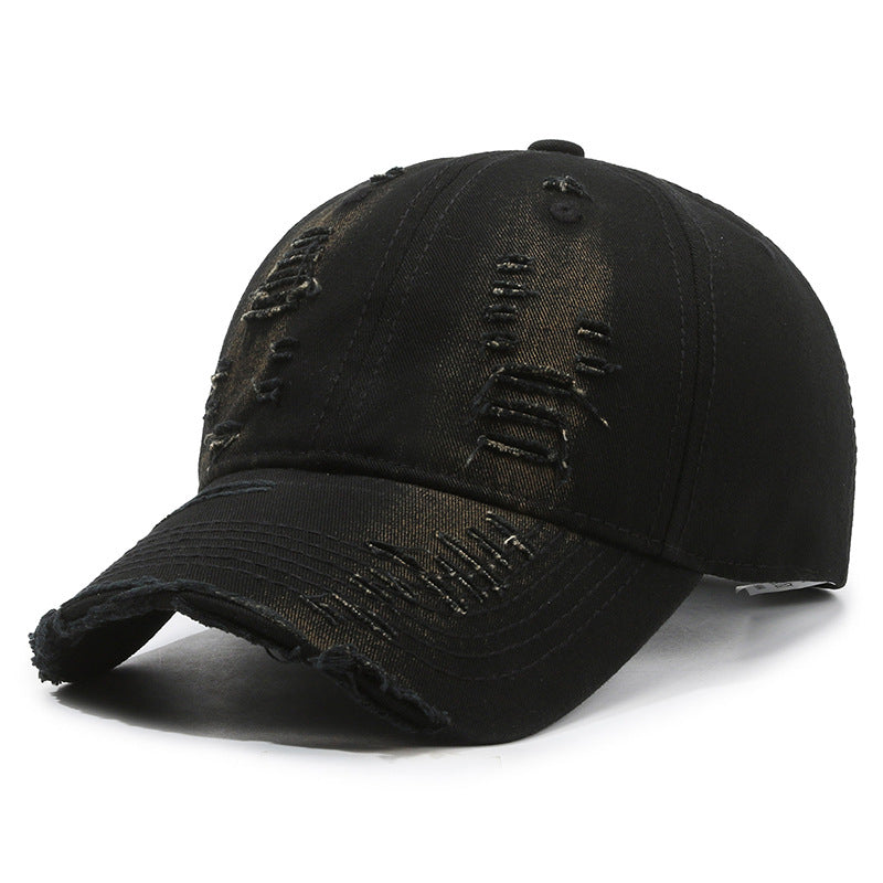 Street Hole Vintage Baseball Cap – Men's Washed Cowboy-HighTouch
