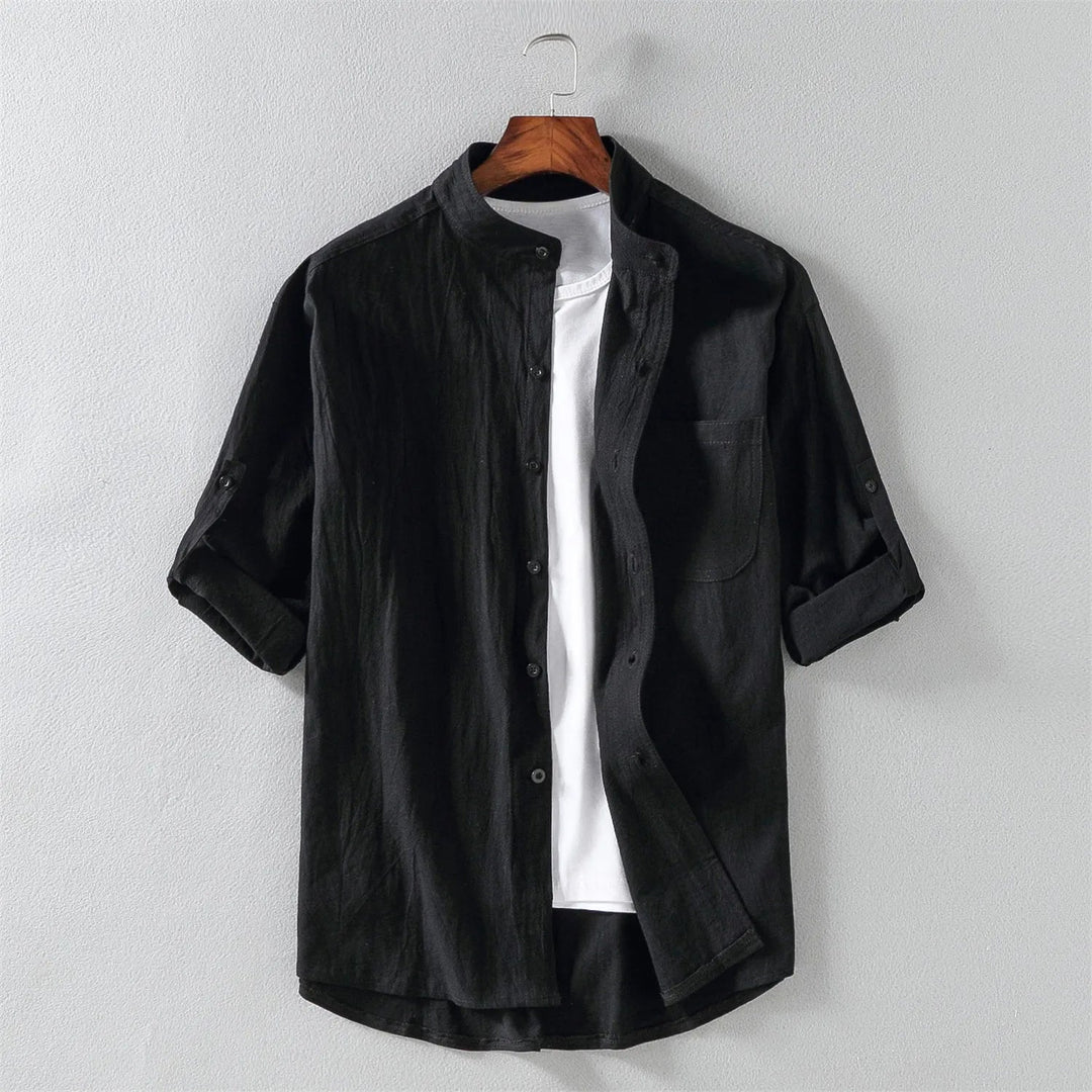 Men's Signature Button-Up Shirt – Casual Cotton Style