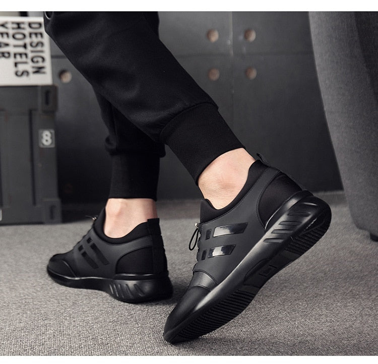 Men's Orthopedic Leather Shoes - Arch Support Dress Walking Shoes