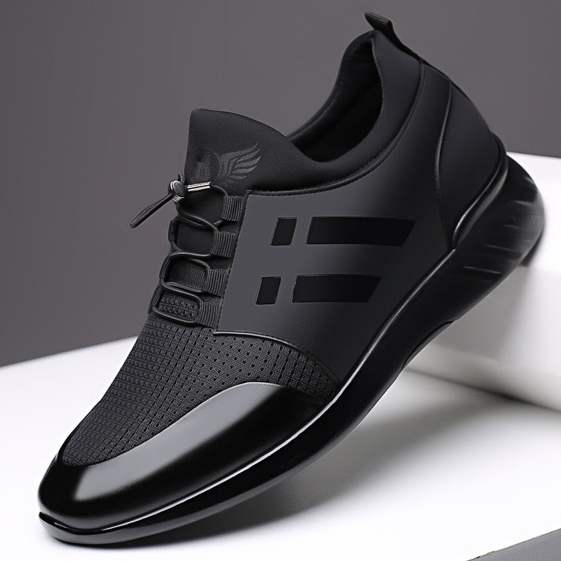 Men's Orthopedic Leather Shoes - Arch Support Dress Walking Shoes
