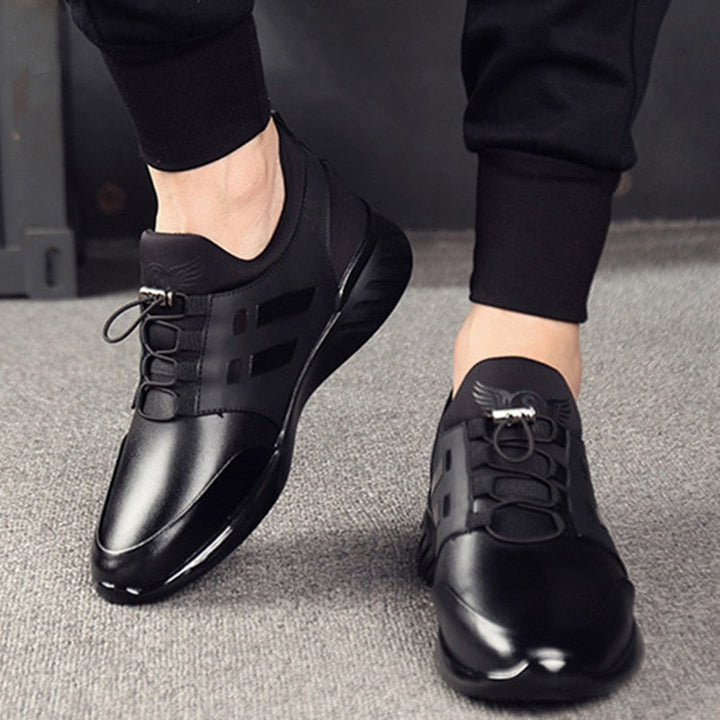 Men's Orthopedic Leather Shoes - Arch Support Dress Walking Shoes