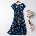 Cotton silk dress-HighTouch