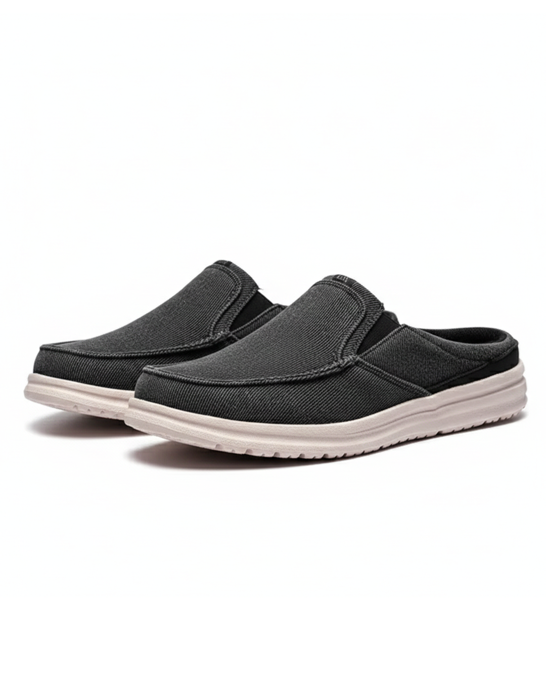 Denim Mule Slip-Ons | Casual Backless Loafers Slides Shoes