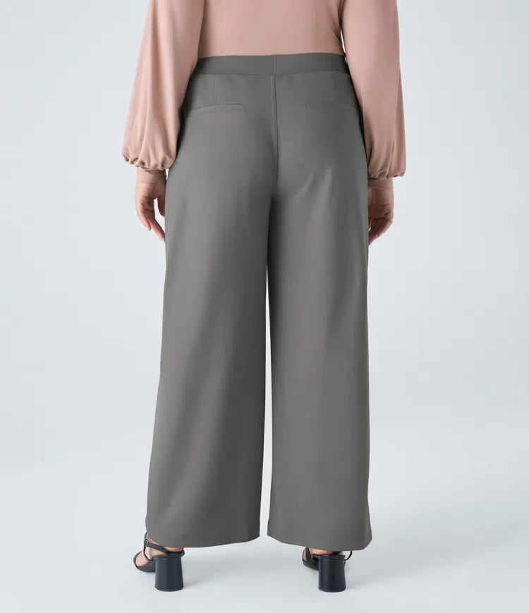 Halara Flex DayStretch High Waisted Pocket Straight Leg Work Plus Size Pants